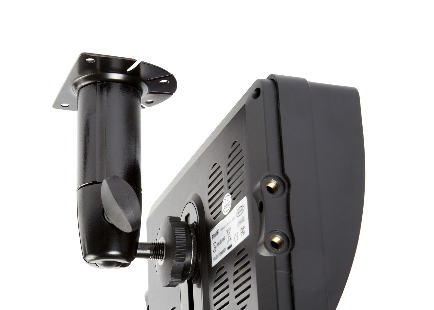 RBGMBS Metal Fan Monitor Mounting Bracket mounting a monitor
